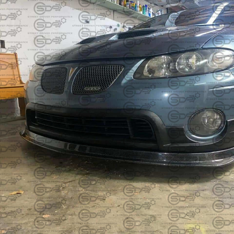 2004-2006 Pontiac GTO | SDP Performance CARBON FIBER Front Bumper Lip Splitter Ground Effects